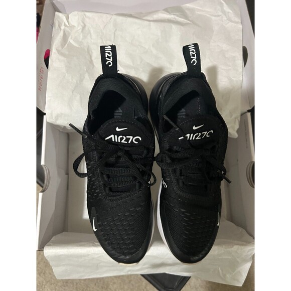Size 7.5 - Nike Air Max 270 Black/Anthracite White-Great Condition, Includes Box - Picture 6 of 8
